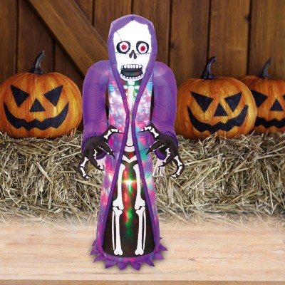 Halloween schelet gonflabil, 150 cm, proiector LED in interior - KD 150 CS